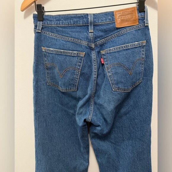 Levi's® Premium RIBCAGE STRAIGHT ANKLE WOMEN'S JEANS size 26 - Picture 8 of 12